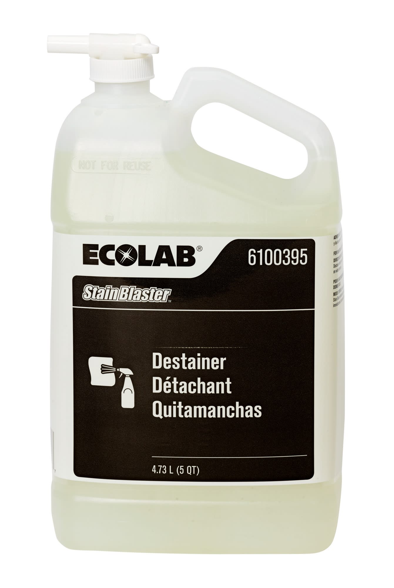 GuestSupply US | Ecolab® StainBlaster Destainer Laundry Pre